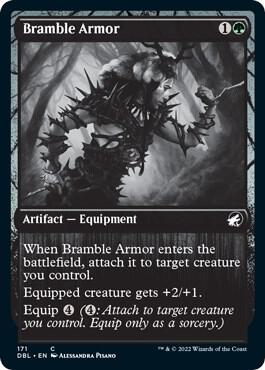 Bramble Armor 171 card from Innistrad: Double Feature