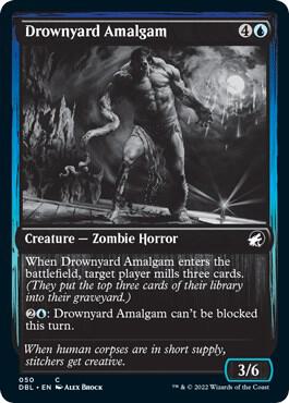 Drownyard Amalgam 50 card from Innistrad: Double Feature