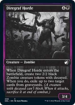 Diregraf Horde 96 card from Innistrad: Double Feature