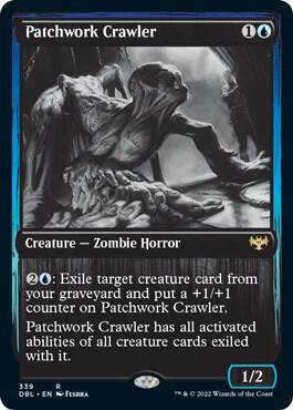 Patchwork Crawler 339 card from Innistrad: Double Feature