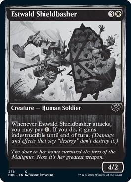 Estwald Shieldbasher 278 card from Innistrad: Double Feature