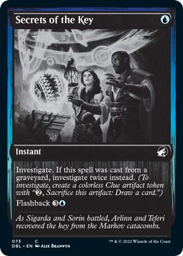 Secrets of the Key 73 card from Innistrad: Double Feature