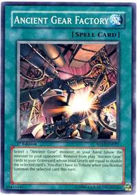 Ancient Gear Factory SD10-EN021 card from Structure Deck: Machine Re-Volt