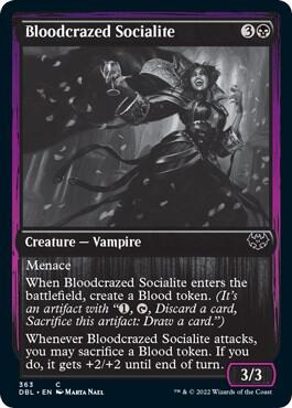 Bloodcrazed Socialite 363 card from Innistrad: Double Feature