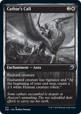Cathar's Call 11 card from Innistrad: Double Feature