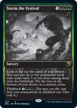 Storm the Festival 200 card from Innistrad: Double Feature