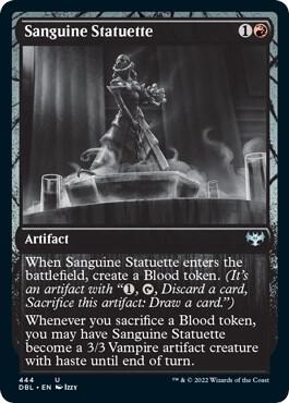 Sanguine Statuette 444 card from Innistrad: Double Feature