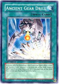 Ancient Gear Drill SD10-EN022 card from Structure Deck: Machine Re-Volt