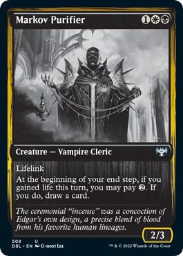 Markov Purifier 508 card from Innistrad: Double Feature