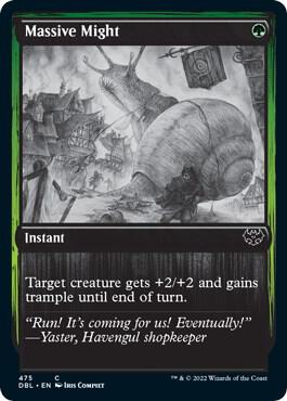 Massive Might 475 card from Innistrad: Double Feature