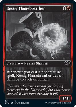 Kessig Flamebreather 431 card from Innistrad: Double Feature