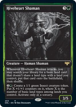 Hiveheart Shaman 469 card from Innistrad: Double Feature