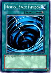 Mystical Space Typhoon SD10-EN024 card from Structure Deck: Machine Re-Volt