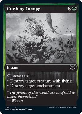 Crushing Canopy 461 card from Innistrad: Double Feature