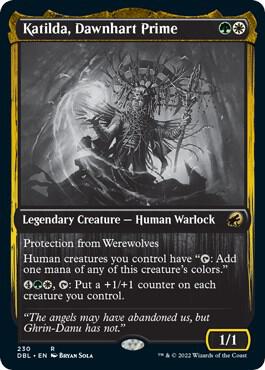 Katilda, Dawnhart Prime 230 card from Innistrad: Double Feature