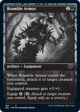 Bramble Armor 455 card from Innistrad: Double Feature