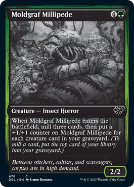 Moldgraf Millipede 476 card from Innistrad: Double Feature