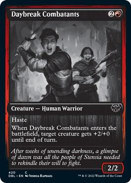 Daybreak Combatants 420 card from Innistrad: Double Feature