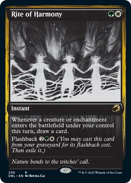 Rite of Harmony 236 card from Innistrad: Double Feature