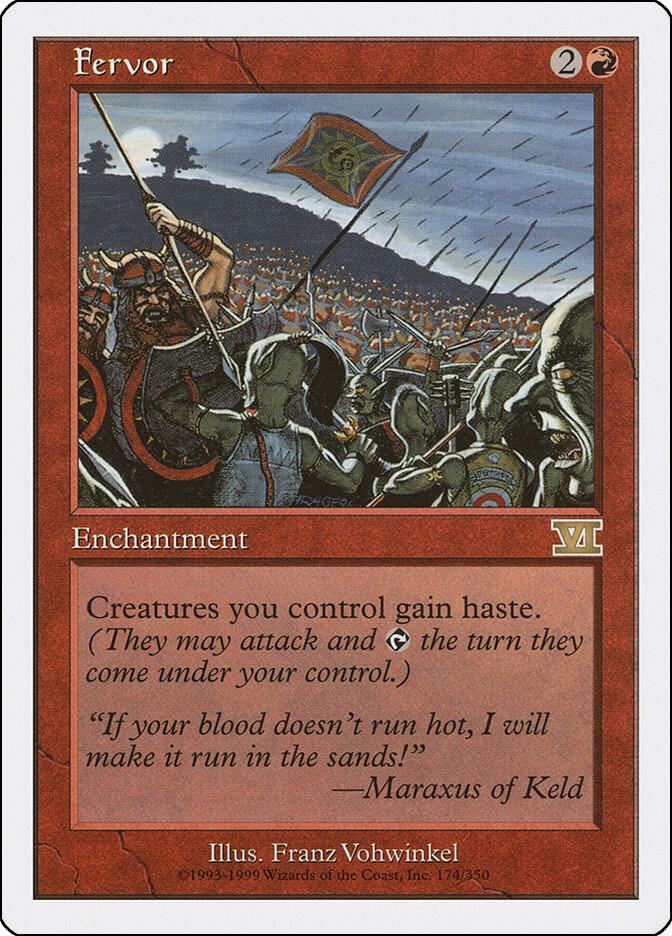 Fervor 174 card from Classic Sixth Edition