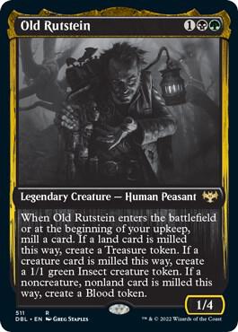 Old Rutstein 511 card from Innistrad: Double Feature