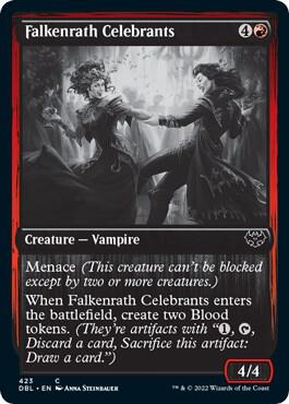 Falkenrath Celebrants 423 card from Innistrad: Double Feature