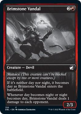 Brimstone Vandal 130 card from Innistrad: Double Feature