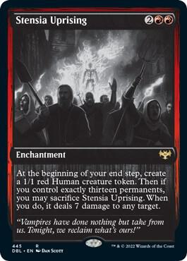 Stensia Uprising 445 card from Innistrad: Double Feature