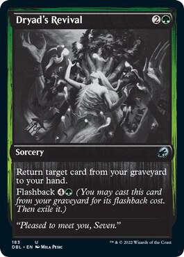 Dryad's Revival 183 card from Innistrad: Double Feature