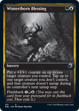 Winterthorn Blessing 251 card from Innistrad: Double Feature