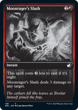 Moonrager's Slash 148 card from Innistrad: Double Feature