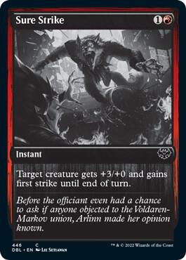 Sure Strike 446 card from Innistrad: Double Feature