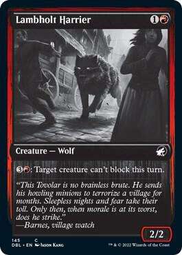 Lambholt Harrier 145 card from Innistrad: Double Feature