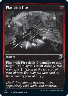 Play with Fire 154 card from Innistrad: Double Feature