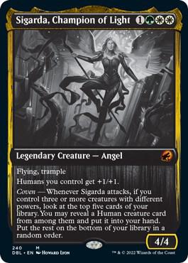 Sigarda, Champion of Light 240 card from Innistrad: Double Feature