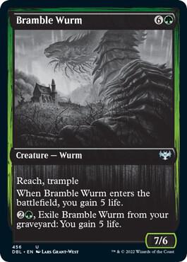 Bramble Wurm 456 card from Innistrad: Double Feature