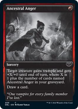 Ancestral Anger 409 card from Innistrad: Double Feature