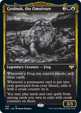 Grolnok, the Omnivore 505 card from Innistrad: Double Feature