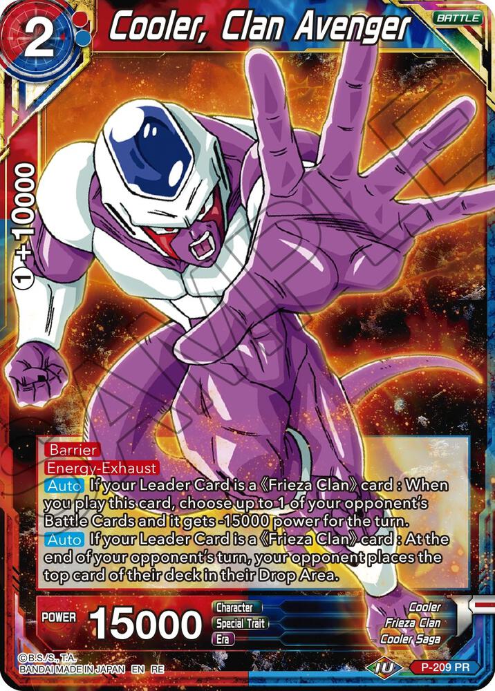 Cooler, Clan Avenger P-209 card from Mythic Booster