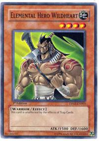 Elemental Hero Wildheart DP03-EN003 card from Duelist Pack 3: Jaden Yuki 2