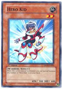 Hero Kid DP03-EN004 card from Duelist Pack 3: Jaden Yuki 2