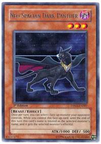 Neo-Spacian Dark Panther DP03-EN007 card from Duelist Pack 3: Jaden Yuki 2