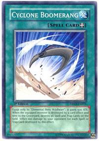 Cyclone Boomerang DP03-EN015 card from Duelist Pack 3: Jaden Yuki 2
