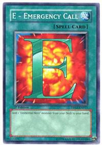 E - Emergency Call DP03-EN017 card from Duelist Pack 3: Jaden Yuki 2