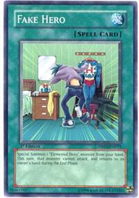 Fake Hero DP03-EN022 card from Duelist Pack 3: Jaden Yuki 2