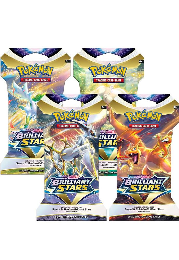 Brilliant Stars Sleeved Booster Pack Art Bundle [Set of 4] card from SWSH09: Brilliant Stars