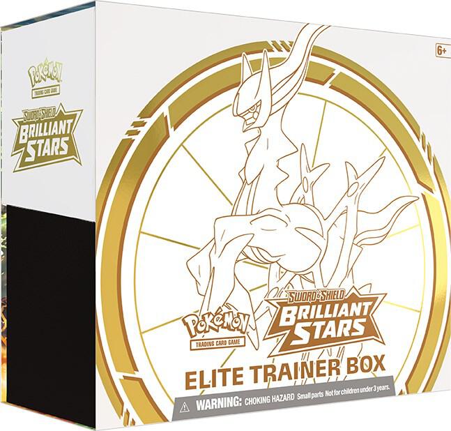 Brilliant Stars Elite Trainer Box card from SWSH09: Brilliant Stars