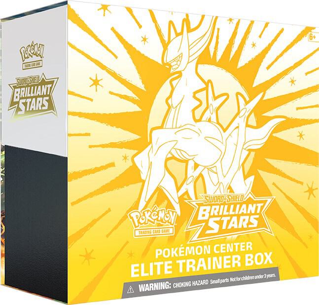 Brilliant Stars Pokemon Center Elite Trainer Box (Exclusive) card from SWSH09: Brilliant Stars