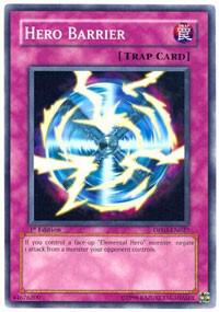 Hero Barrier DP03-EN027 card from Duelist Pack 3: Jaden Yuki 2