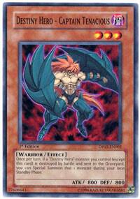 Destiny Hero - Captain Tenacious DP05-EN002 card from Duelist Pack 5: Aster Phoenix